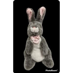 Great O’Hare Easter Bunny Rabbit Plush Puppet 17 Inch Emporium Capwell Korea EUC